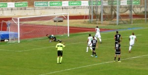 Il gol del momentaneo 2-2 firmato da Minella su rigore