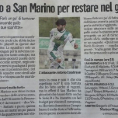 a San Marino per i play-off