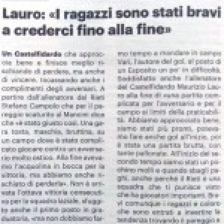 Resto del Carlino - spogliatoi